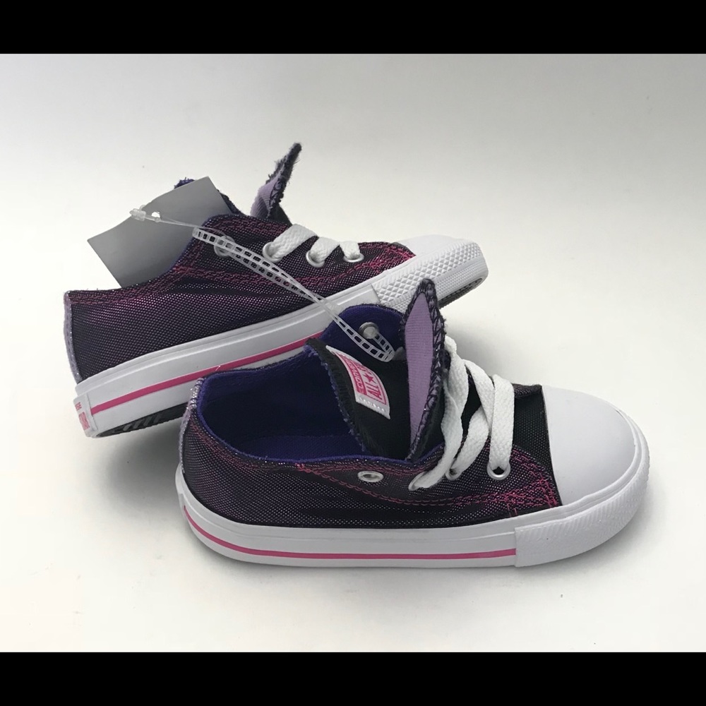 Converse All Star Pink Purple Toddler Girl Sneaker